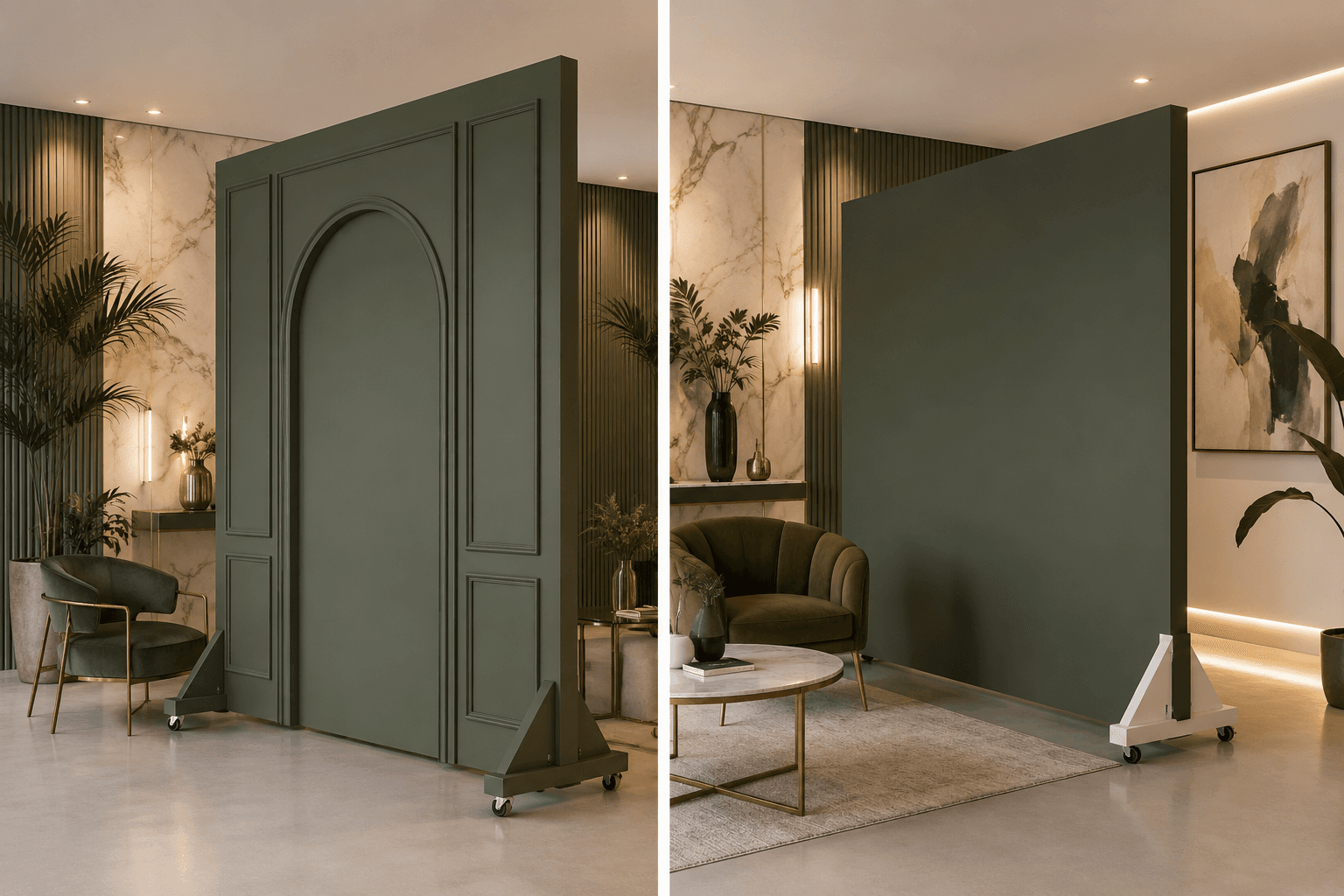 Photography studio — styled set