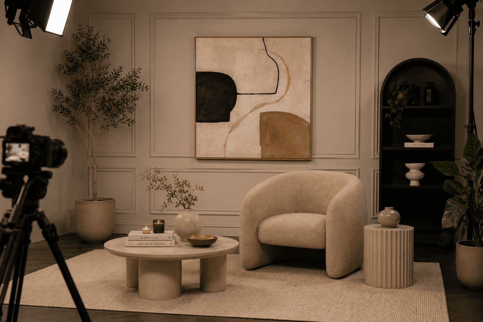 Photography studio — seamless backdrop