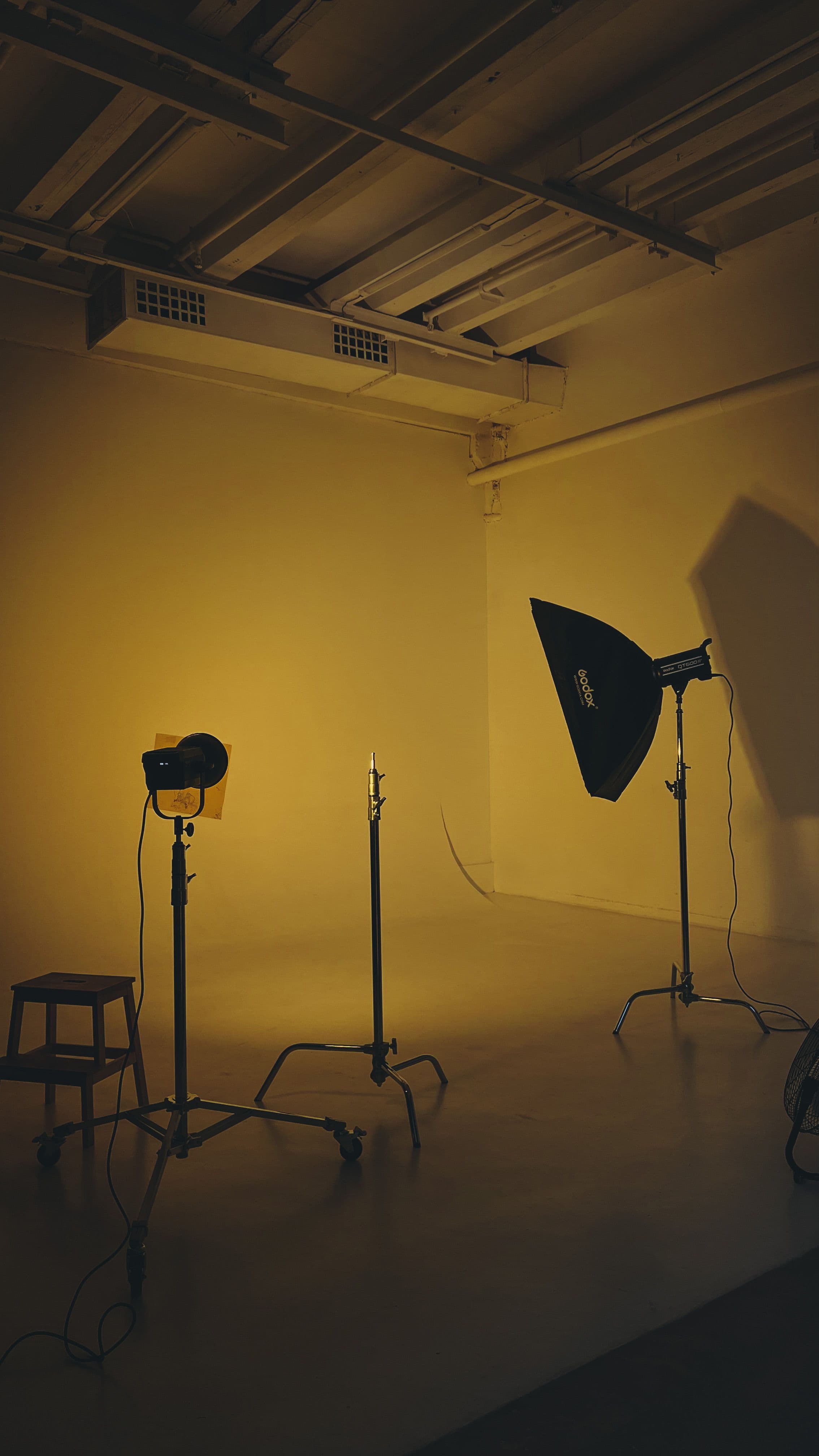 Photography studio — photography lighting setup